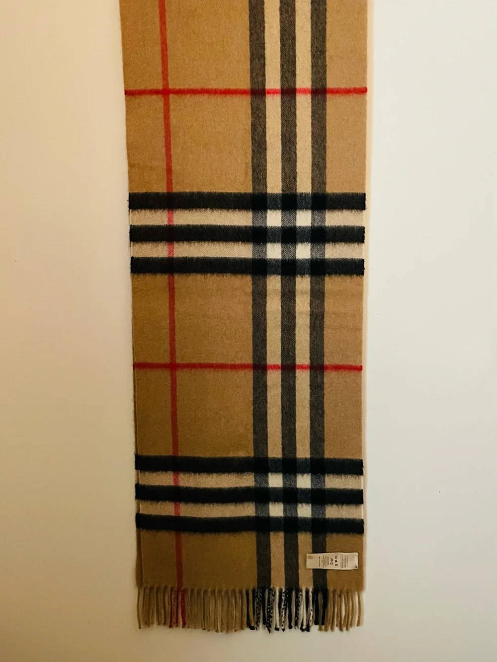 Burberry Cashmere Nova Check Scarf | Made in Scotland | Classic